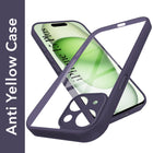 For Apple iPhone 15 Plus Back Cover Case Ultra-Hybrid (Lifetime Anti Yellow | Anti Scratch | Crystal Clear Shockproof)
