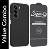For OnePlus Nord CE 6 Lite Combo with Back Cover and 9H Tempered Glass (Liquid Silicone | Camera Protection | Oleophobic Coating Screen Glass)