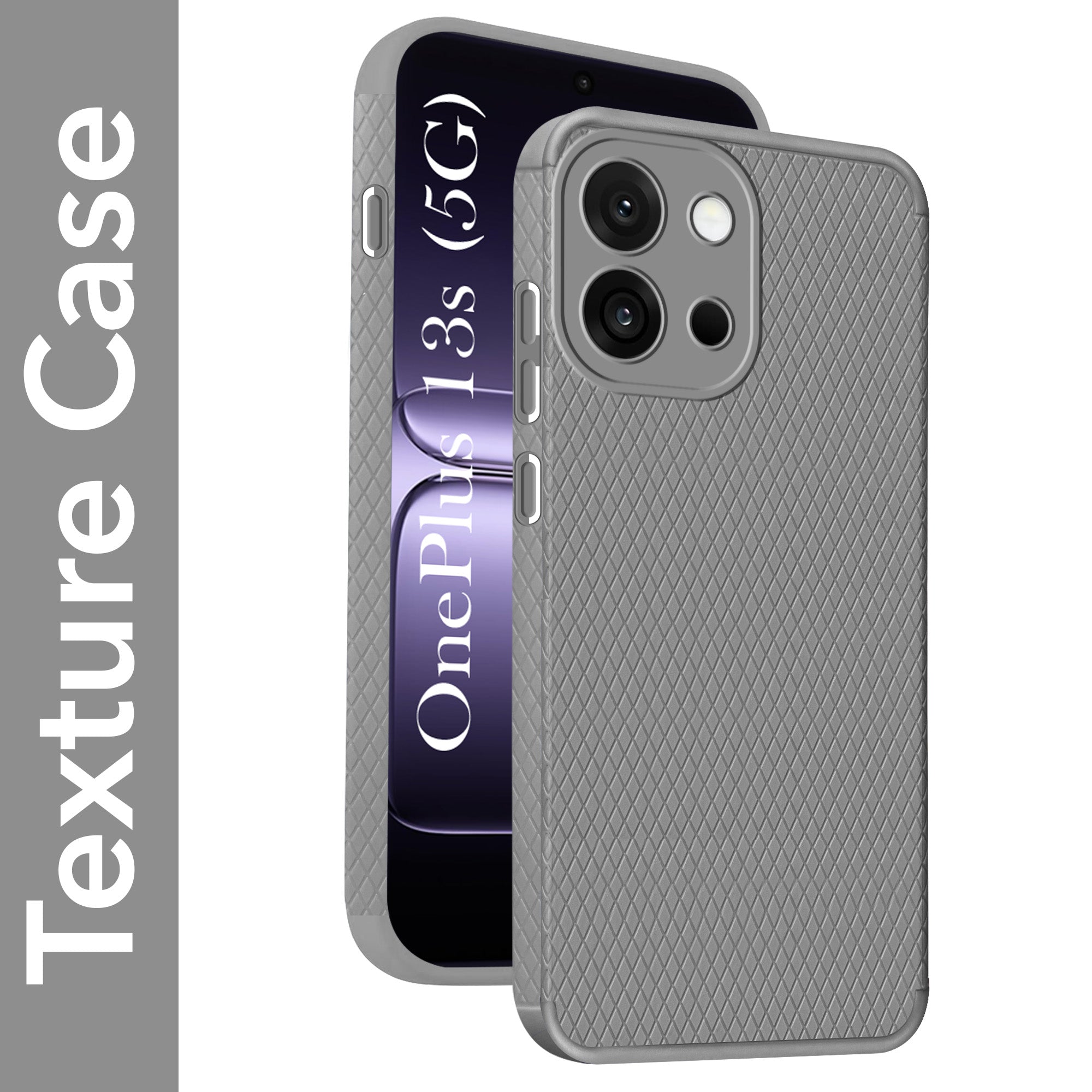 For OnePlus 13S Back Cover Case (Liquid Silicone | Side Grip | Camera Protection)