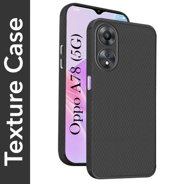 For Oppo A78 5G Back Cover Case (Liquid Silicone | Side Grip | Camera Protection)