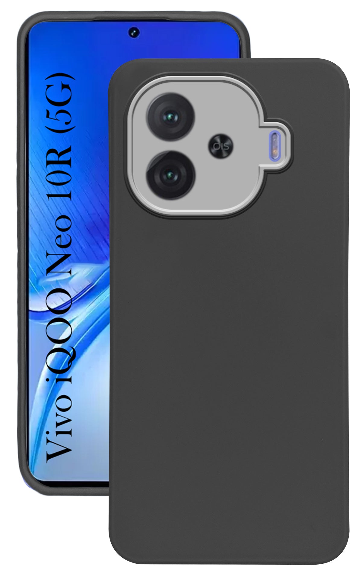 For Vivo iQOO Neo 10R Back Cover Case ( Dual Color Matte Finish | Full Camera Protection | Sleek and Professional)