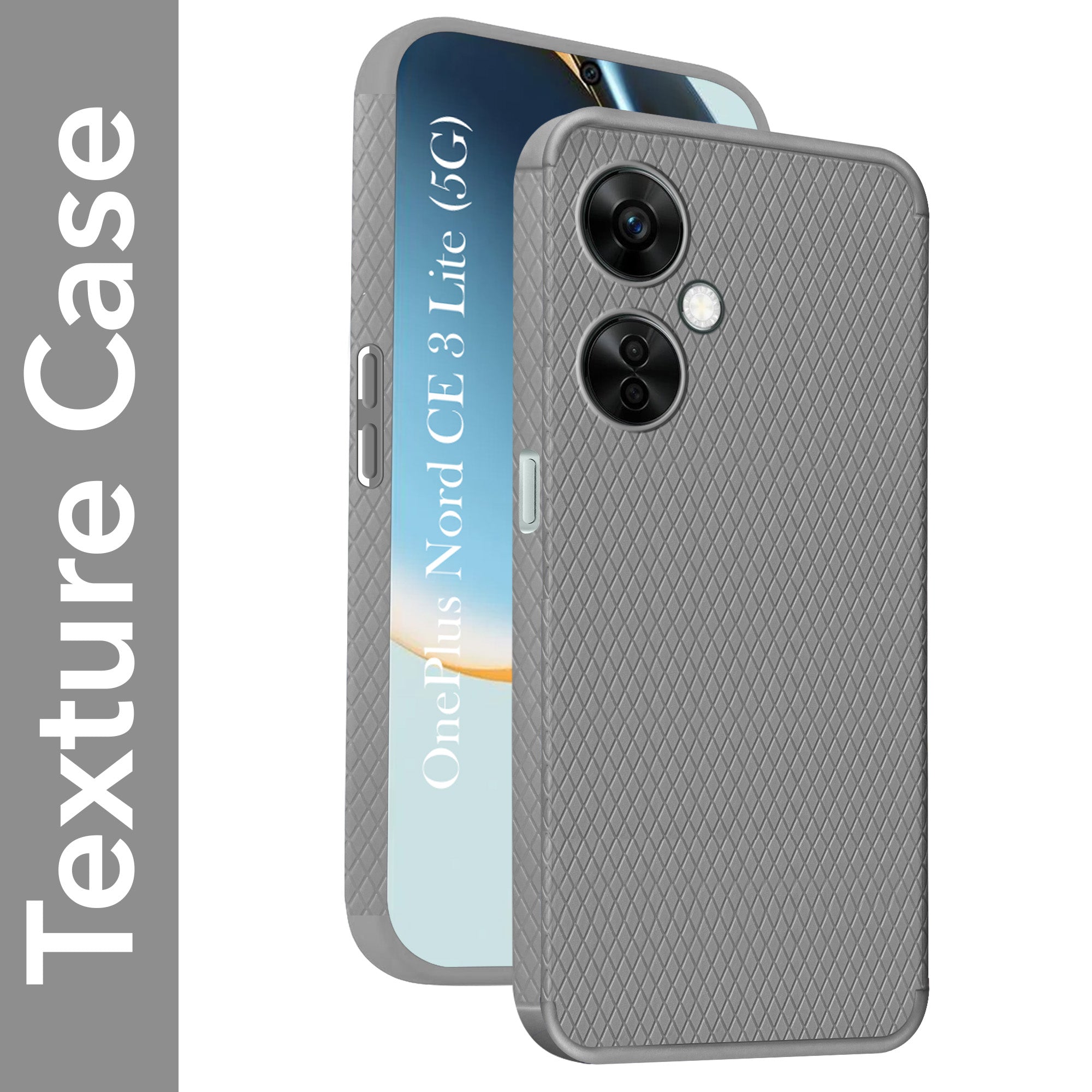 For OnePlus Nord CE 3 Lite Back Cover Case (Liquid Silicone | Side Grip | Camera Protection)