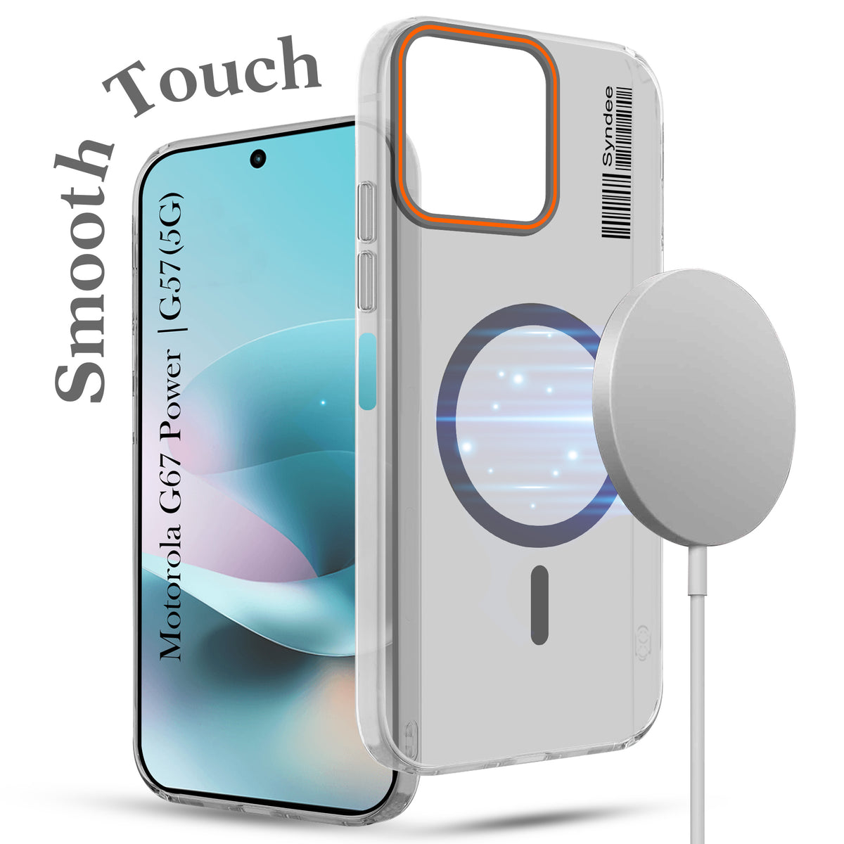 For Motorola Moto G67 Power | G57 Power Back Cover Case (Soft Touch | Camera Bump Protection | MagSafe Compatible | Matte Finish)