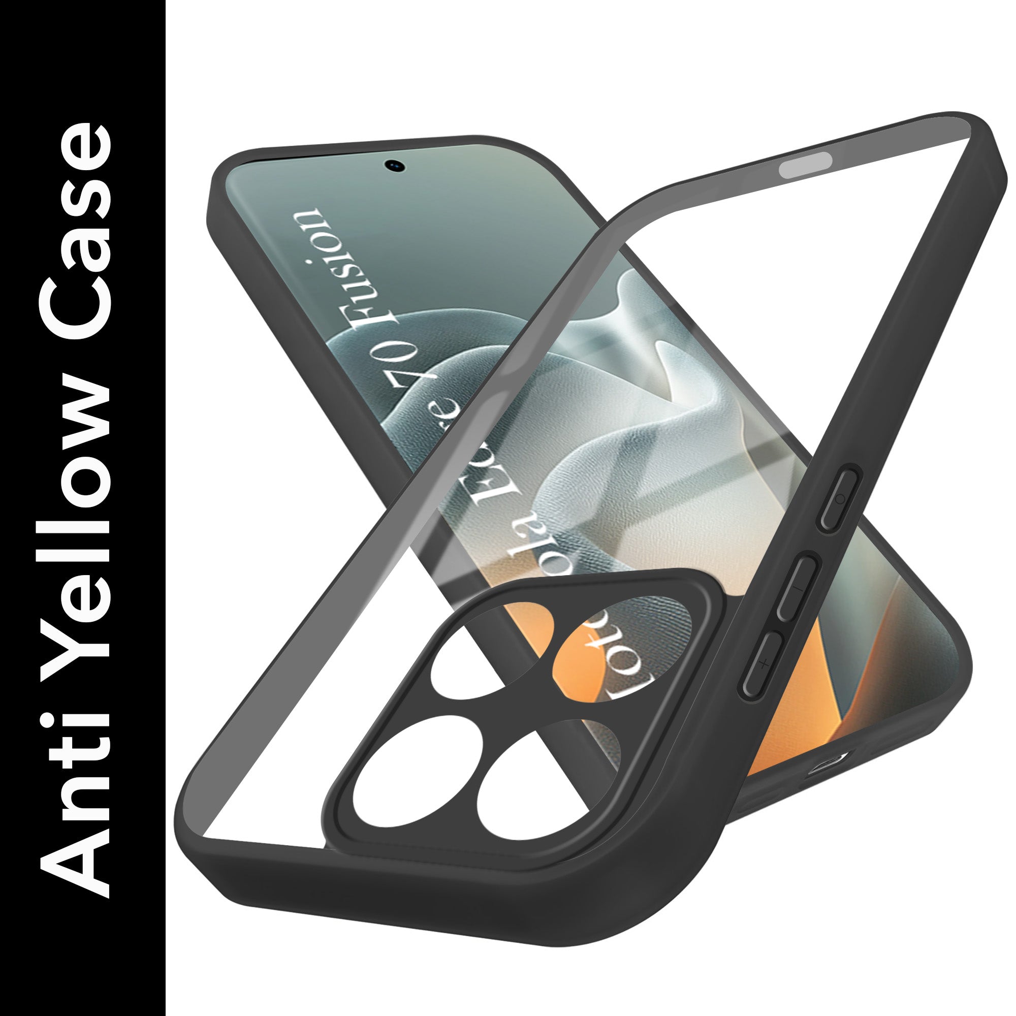 For Motorola Moto Edge 70 Fusion Back Cover Case Ultra-Hybrid (Lifetime Anti Yellow | Anti Scratch | Crystal Clear Shockproof)