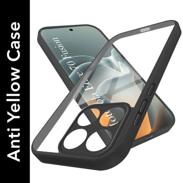 For Motorola Moto Edge 70 Fusion Back Cover Case Ultra-Hybrid (Lifetime Anti Yellow | Anti Scratch | Crystal Clear Shockproof)