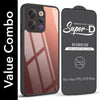 For Vivo V70 | Vivo V70 Elite 5G Combo with Back Cover and 9H Tempered Glass (Lifetime Anti-Yellow | Crystal Clear Shockproof | Oleophobic Coating Screen Glass)