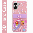 For Oppo K14x 5G Back Cover Case (3D Cute Cartoons | Hard Back Side Soft | Matte Premium Finish | HD Printing)