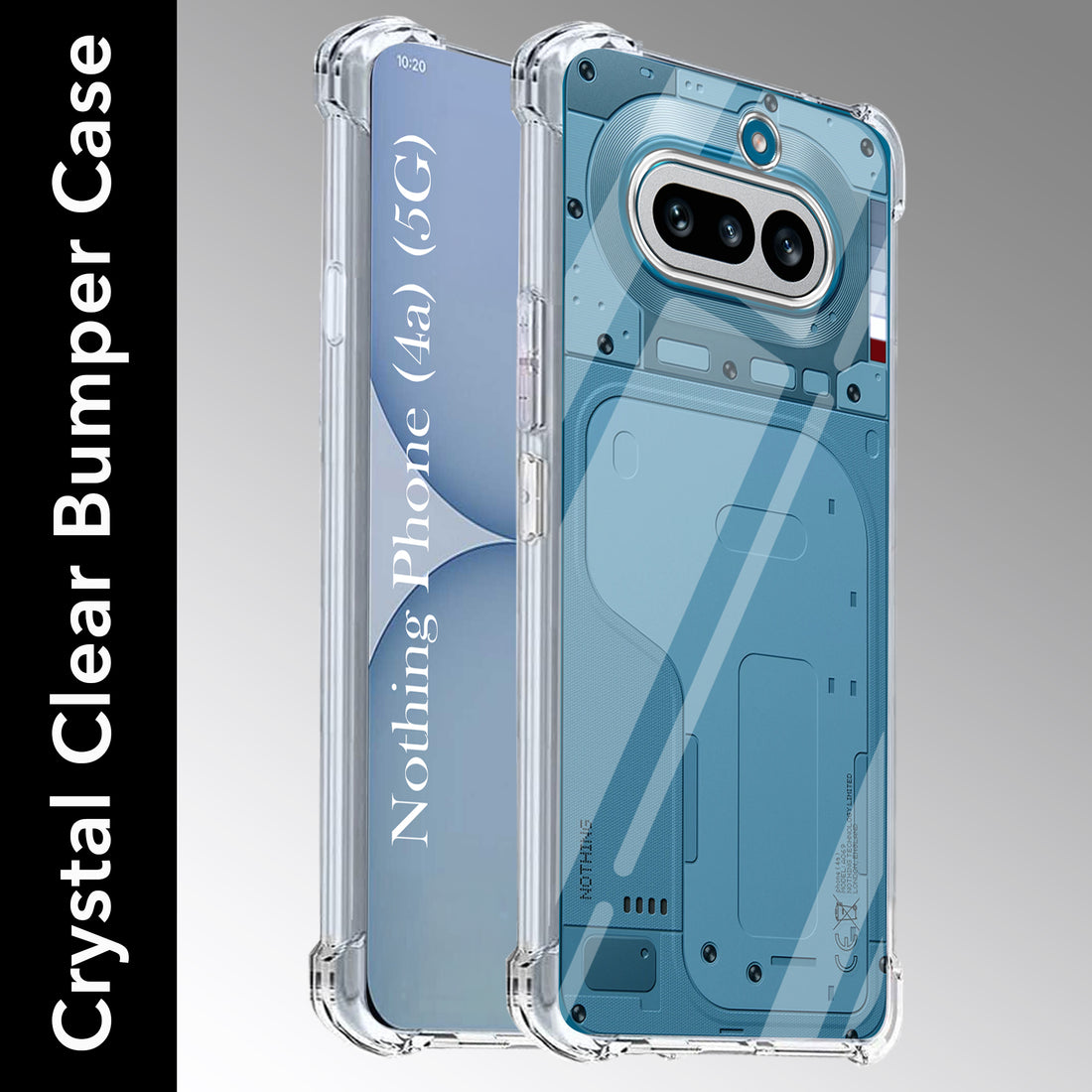 For Nothing Phone 4A 5G Back Cover Shockproof Crystal-Clear (Drop & Camera Protection | Hard Polycarbonate)