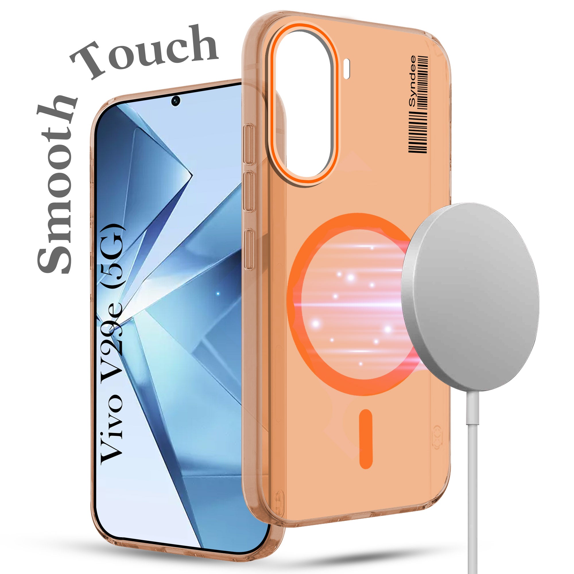 For Vivo V29e 5G Back Cover Case (Soft Touch | Camera Bump Protection | MagSafe Compatible | Matte Finish)