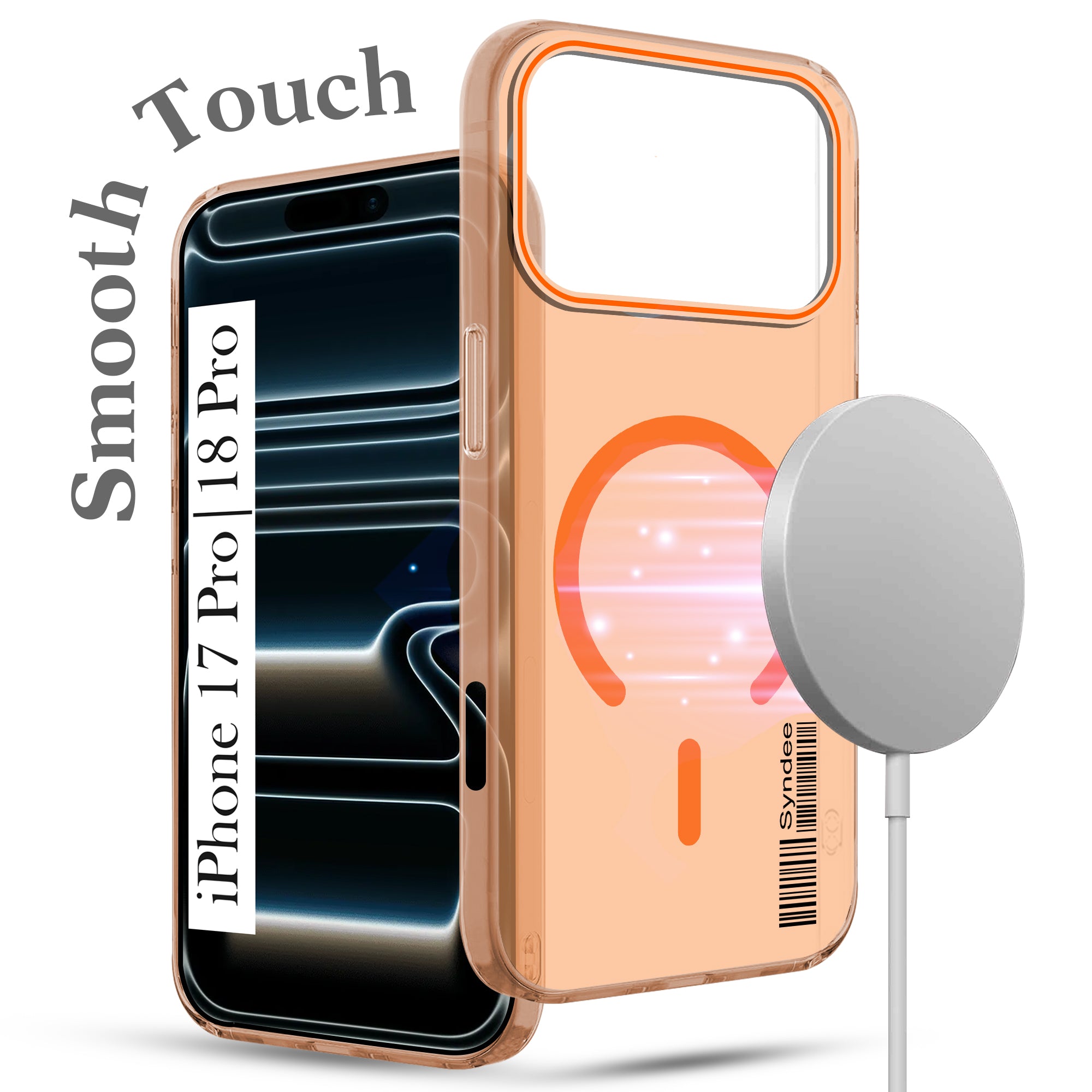For iPhone 17 Pro | iPhone 18 Pro Back Cover Case (Soft Touch | Camera Bump Protection | MagSafe Compatible | Matte Finish)
