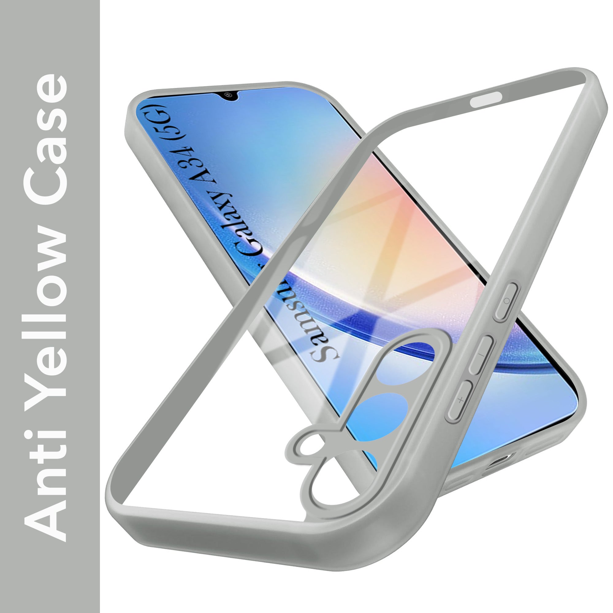 For Samsung Galaxy A34 5G Back Cover Case Ultra-Hybrid  (Lifetime Anti Yellow | Anti Scratch | Crystal Clear Shockproof)