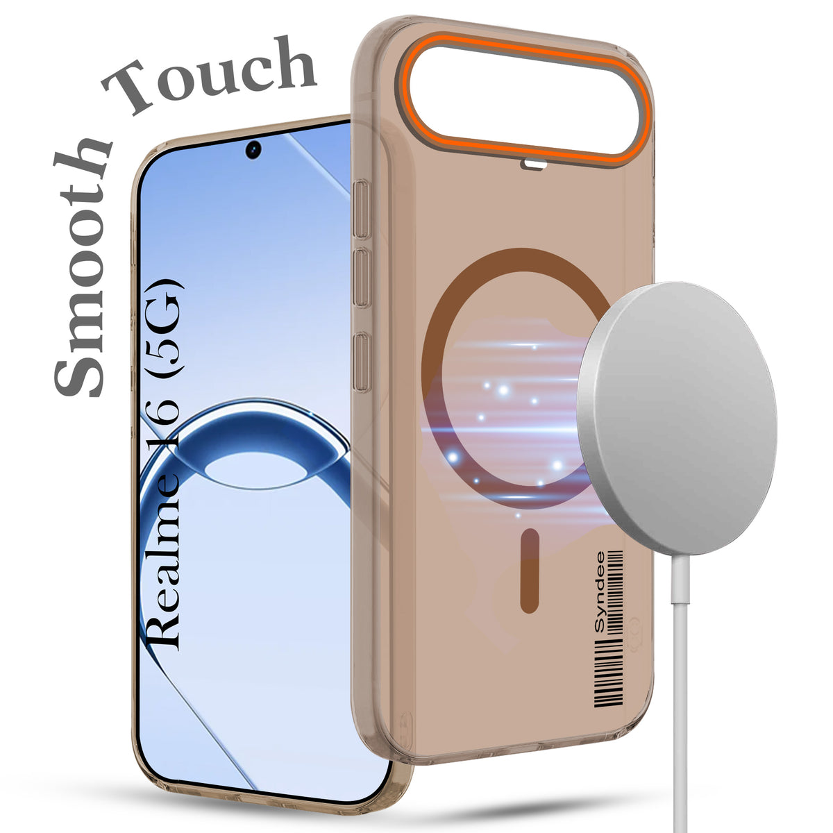 For Realme 16 Back Cover Case (Soft Touch | Camera Bump Protection | MagSafe Compatible | Matte Finish)