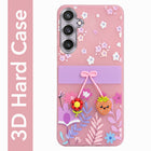 For Samsung Galaxy S23 FE 5G Back Cover Case (3D Cute Cartoons | Hard Back Side Soft | Matte Premium Finish | HD Printing)