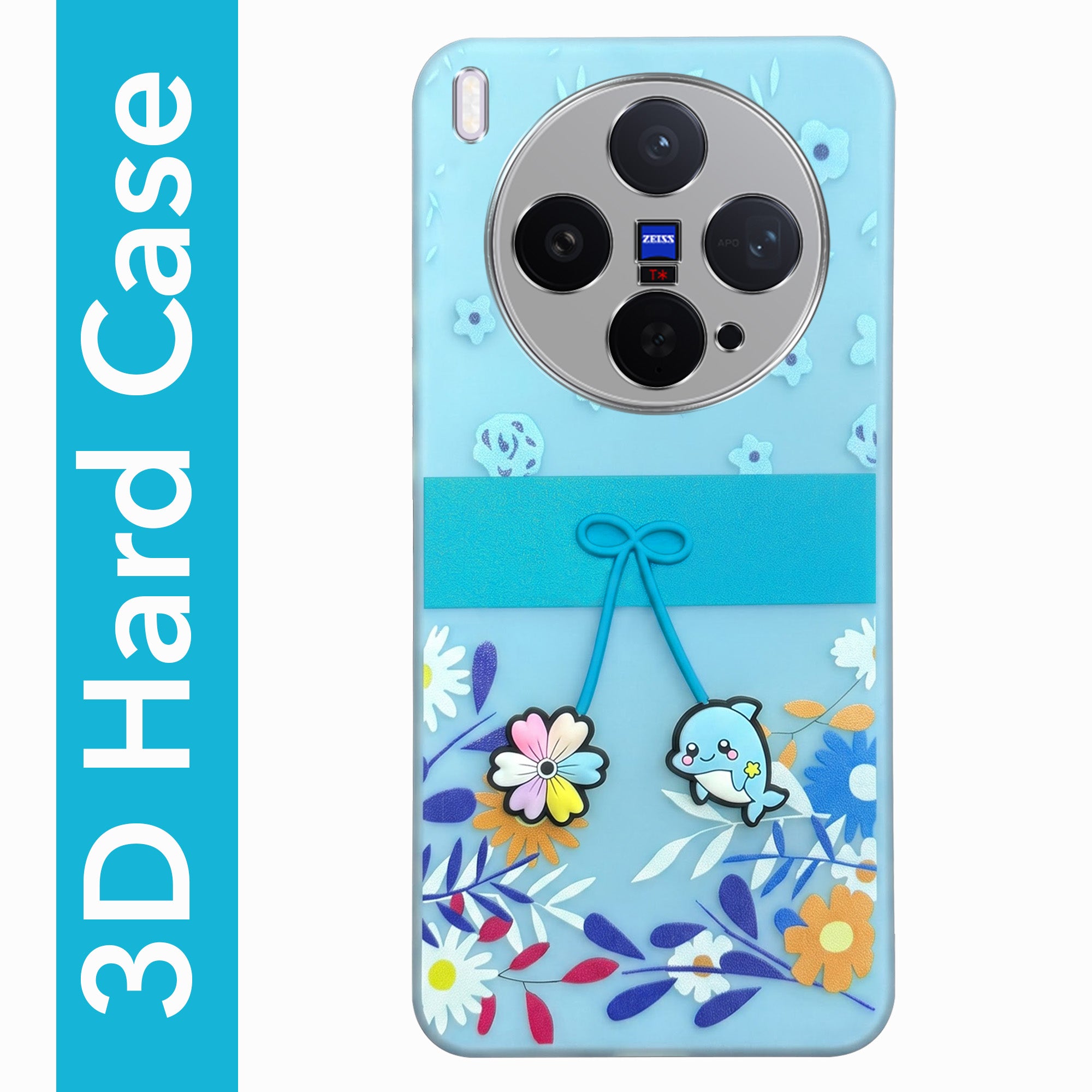 For Vivo X300 5G Back Cover Case (3D Cute Cartoons | Hard Back Side Soft | Matte Premium Finish | HD Printing)