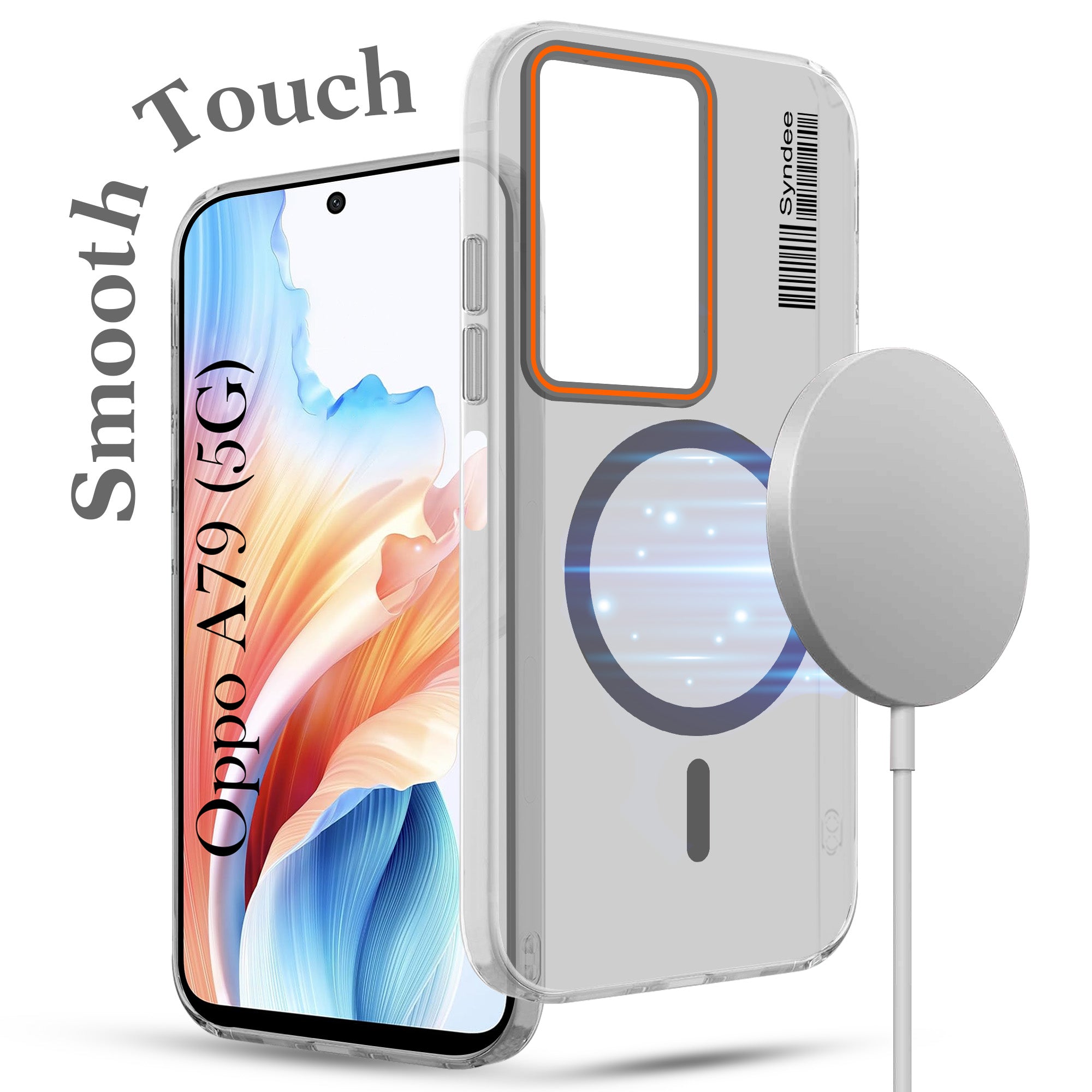 For Oppo A79 5G Back Cover Case (Soft Touch | Camera Bump Protection | MagSafe Compatible | Matte Finish)