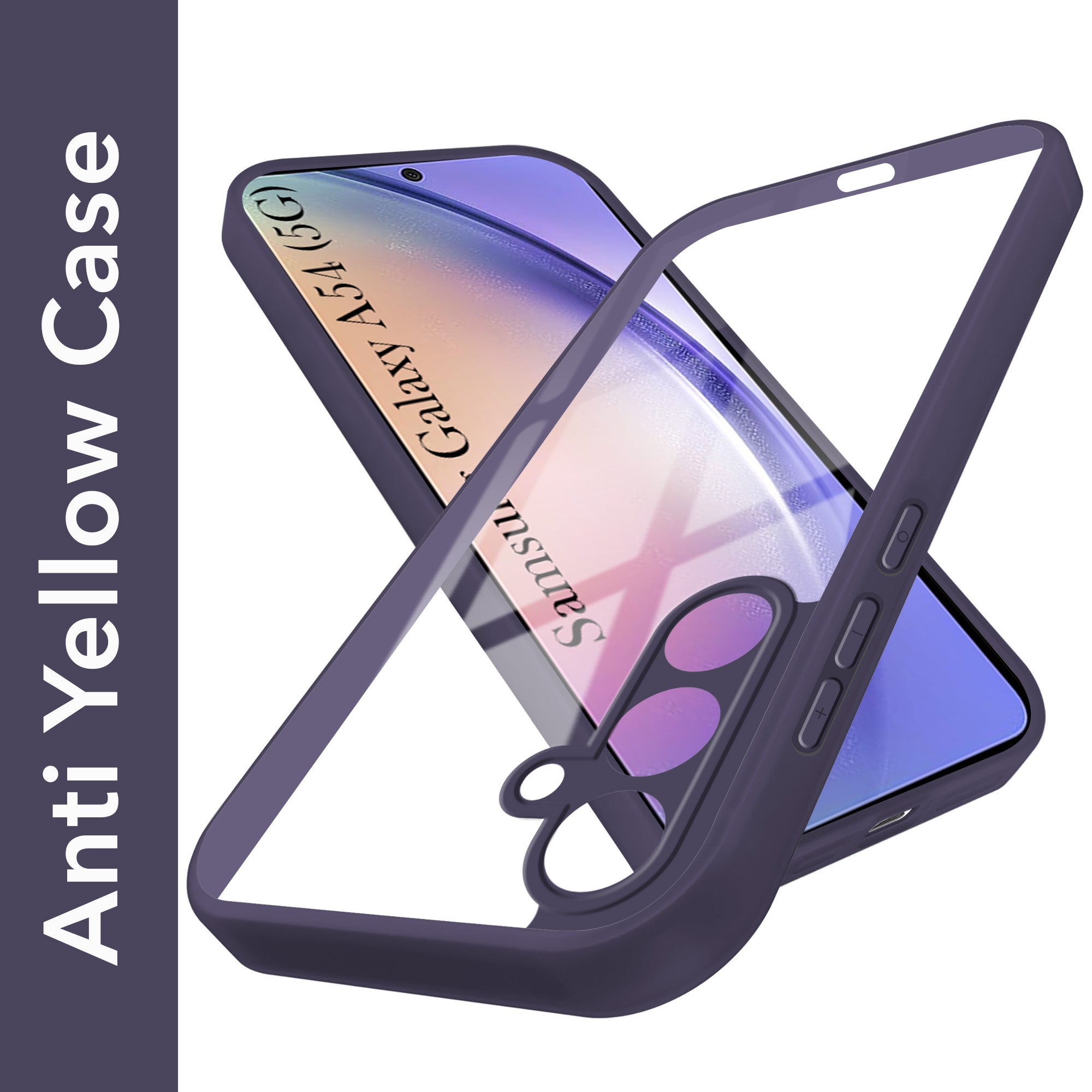 For Samsung Galaxy A54 5G Back Cover Case Ultra-Hybrid (Lifetime Anti Yellow | Anti Scratch | Crystal Clear Shockproof)