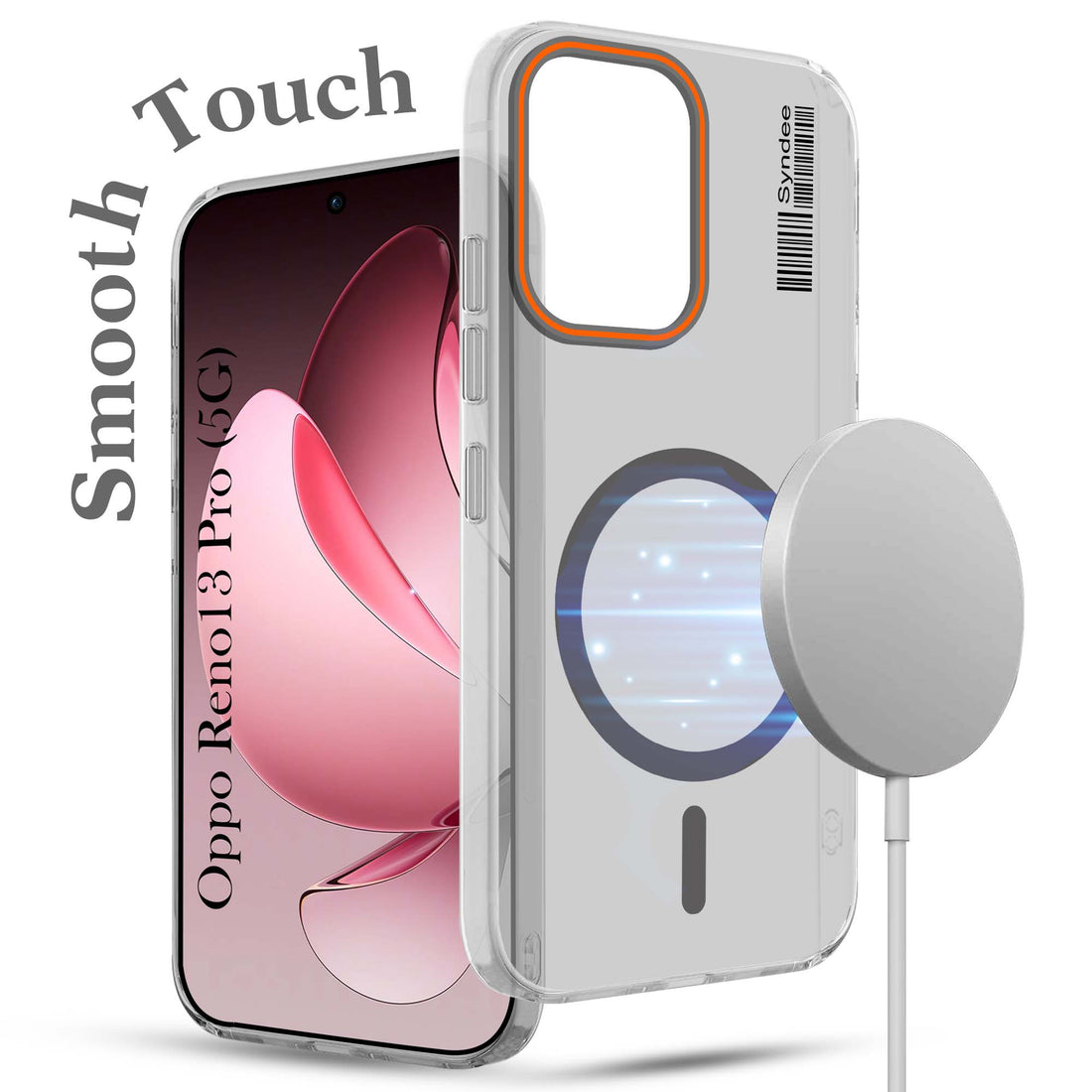 For Oppo Reno 13 Pro 5G | Oppo Reno 13 Pro 5G Back Cover Case (Soft Touch | Camera Bump Protection | MagSafe Compatible | Matte Finish)