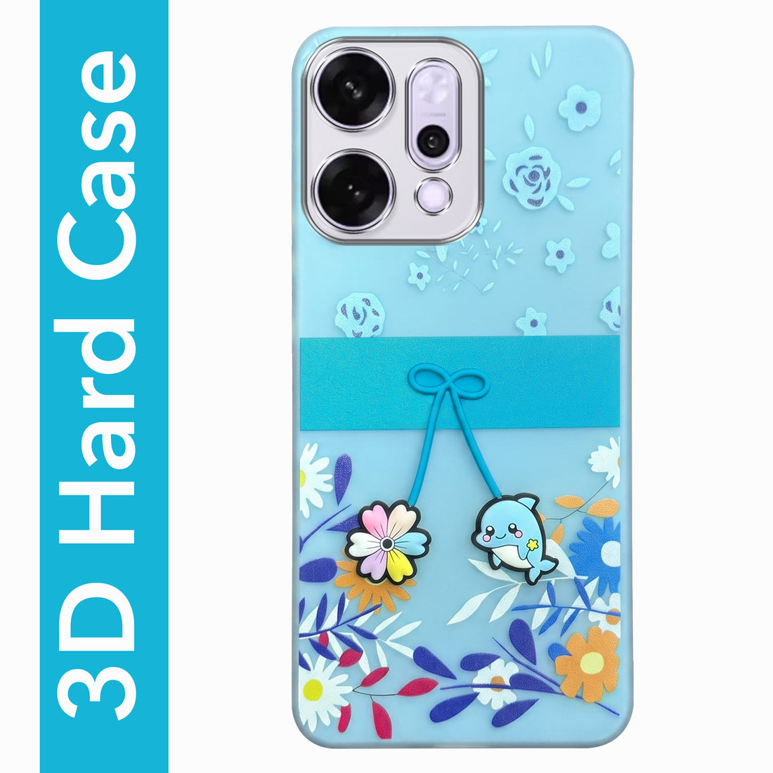 For Oppo Reno14 Pro 5G | Oppo Reno 14 Pro 5G Back Cover Case (3D Cute Cartoons | Hard Back Side Soft | Matte Premium Finish | HD Printing)