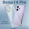 For Oppo Reno14 Pro 5G | Oppo Reno 14 Pro 5G Back Cover Case (Hard Anti Yellow Clear Case | Sleek Hard Crystal Clear | Drop & Camera Protection | Shockproof Polycarbonate)