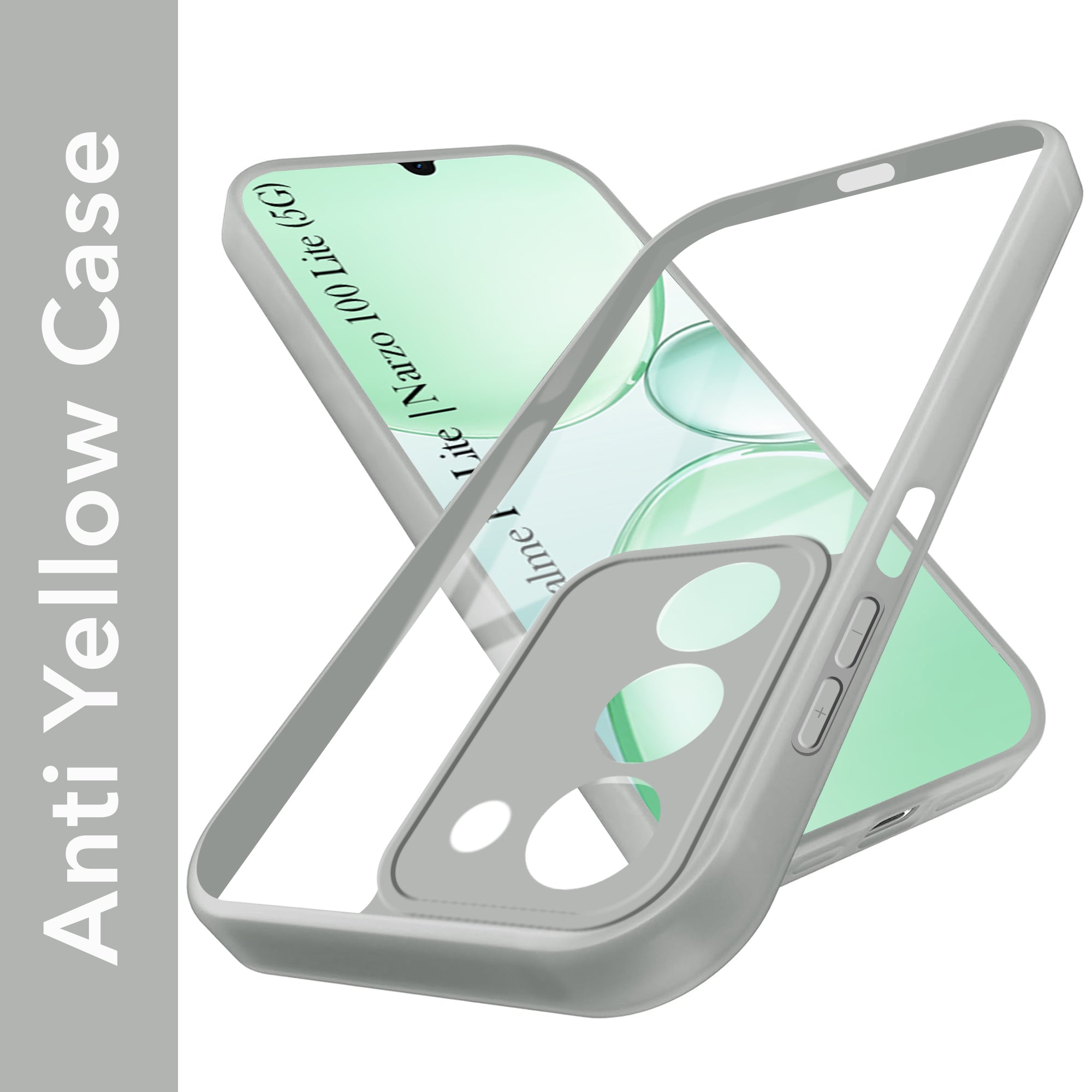 For Realme P4 Lite 5G | Narzo 100 Lite 5G Back Cover Case Ultra-Hybrid (Lifetime Anti Yellow | Anti Scratch | Crystal Clear Shockproof)
