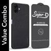 For Samsung Galaxy A07 5G | F70e 5G Combo (Textured Grip Design | Micro-Fiber Cloth Inside | Oleophobic Coating Screen Glass)