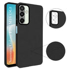 For Samsung Galaxy M16 5G | Samsung Galaxy F16 5G  Back Cover Case (Glass Like Camera Protection | Leather Feel | Minimalist Professional Grip)