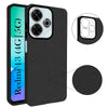 For Xiaomi Mi Redmi 13 4G | 5G Back Cover Case (Glass Like Camera Protection | Leather Feel | Minimalist Professional Grip))