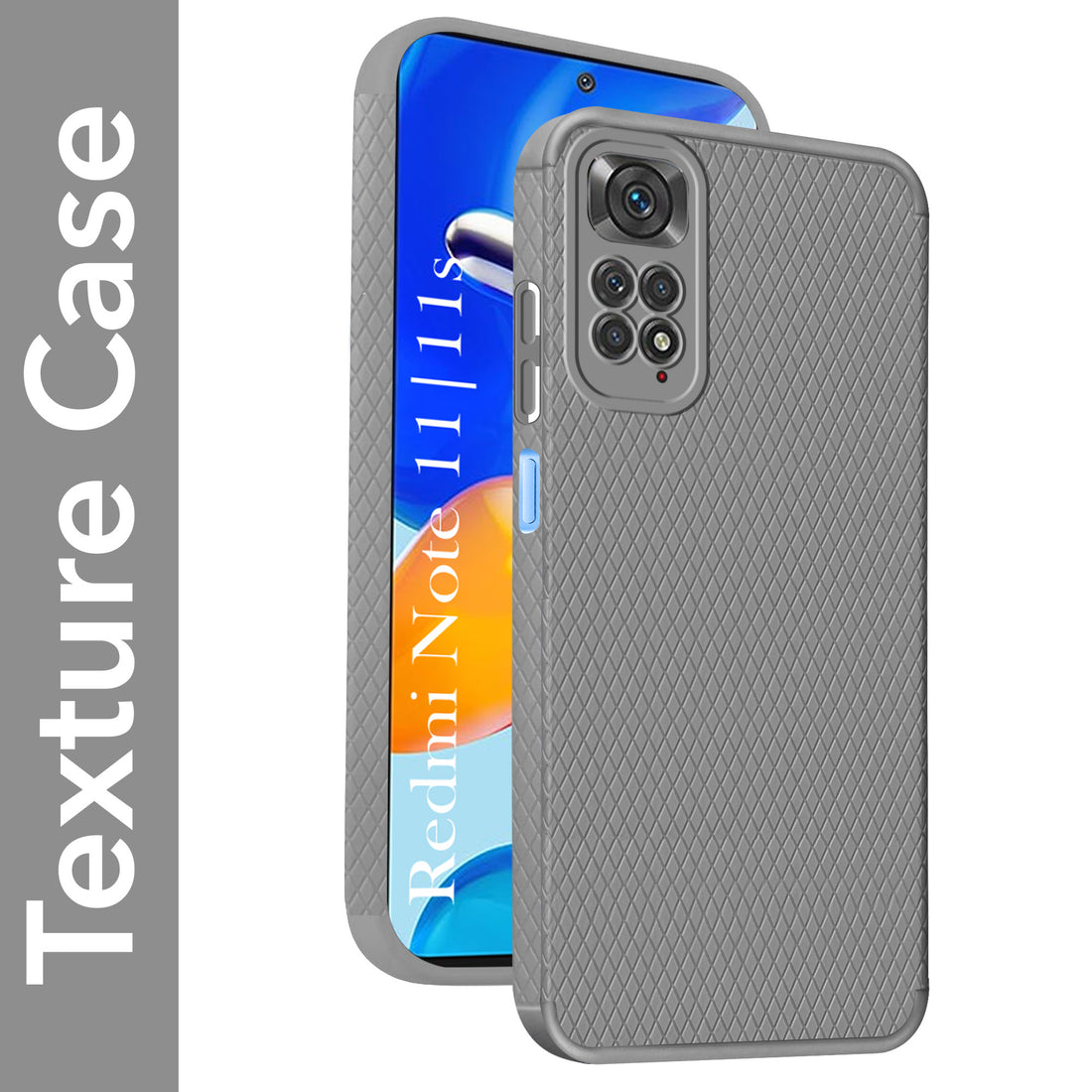 For Xiaomi Redmi Note 11 | Note 11S Back Cover Case (Liquid Silicone | Side Grip | Camera Protection)