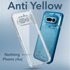 For Nothing Phone 4A 5G Back Cover Case Lifetime Anti-Yellow Clear (Sleek Hard Crystal | Shockproof and Camera Protection)