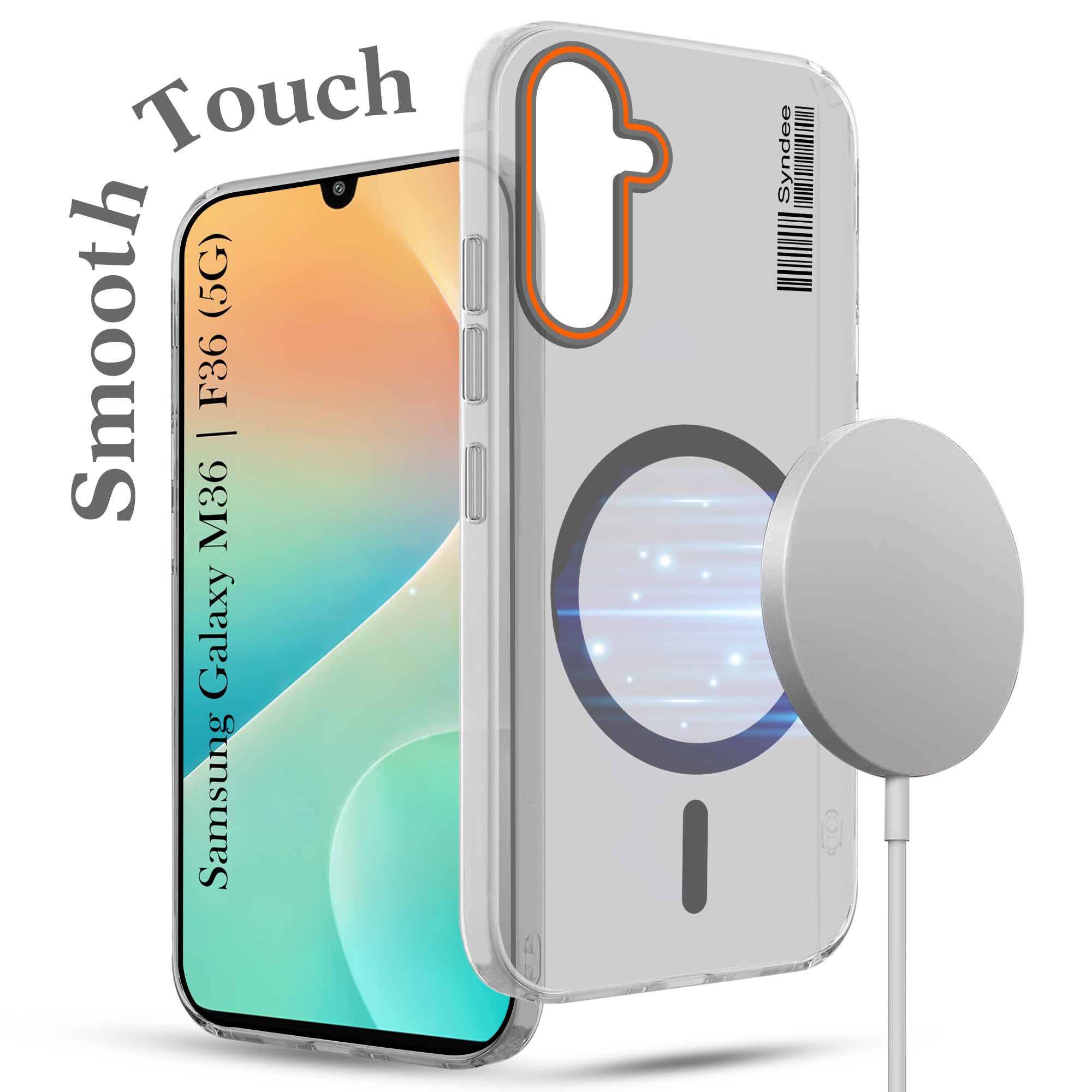 For Samsung Galaxy M36 | Samsung Galaxy F36 Back Cover Case (Soft Touch | Camera Bump Protection | MagSafe Compatible | Matte Finish)