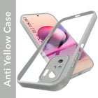 For Redmi Note 10 | Note 10S Back Cover Case Ultra-Hybrid (Lifetime Anti Yellow | Anti Scratch | Crystal Clear Shockproof)