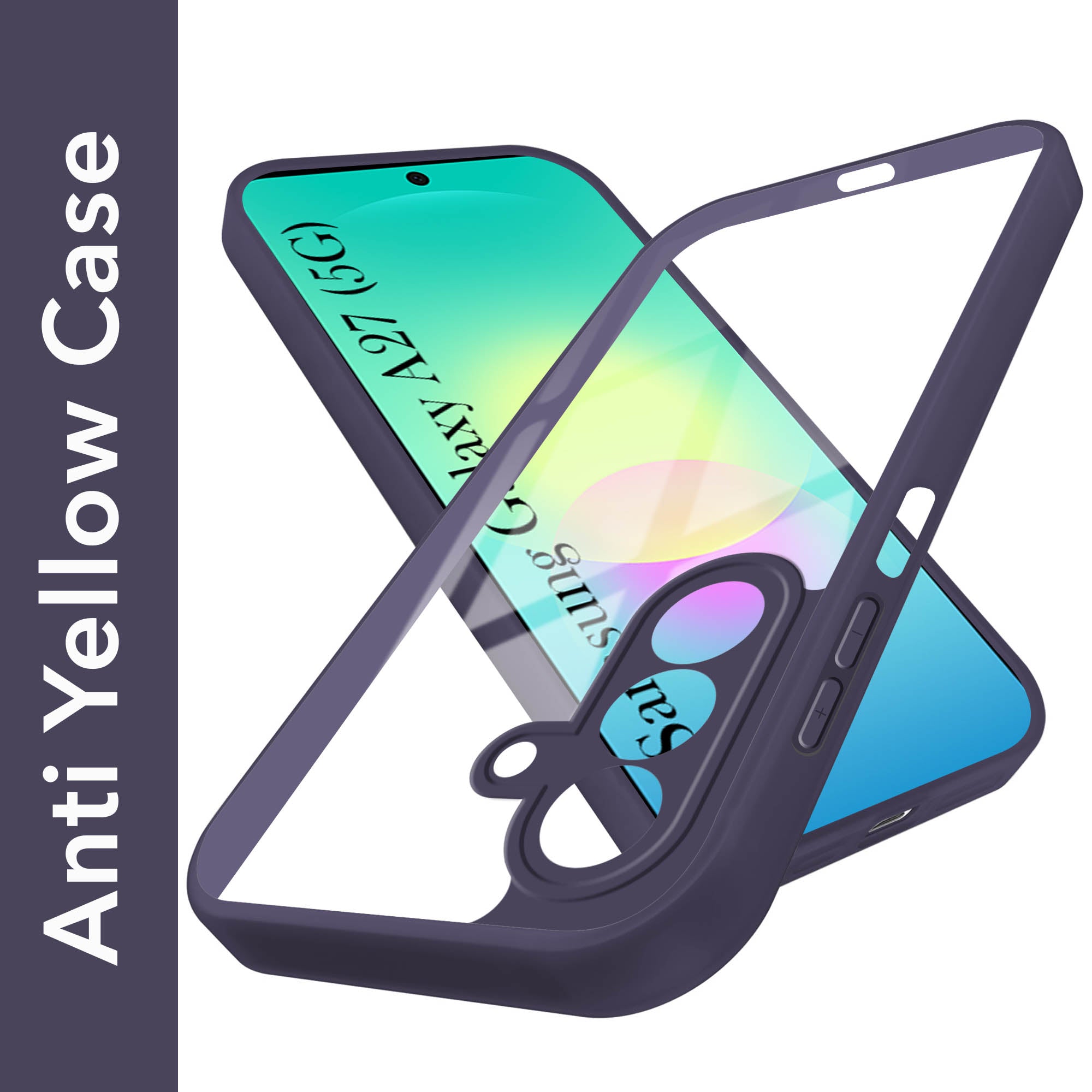 For Samsung Galaxy A27 5G | Samsung Galaxy M47 5G Back Cover Case Ultra-Hybrid (Lifetime Anti Yellow | Anti Scratch | Crystal Clear Shockproof)