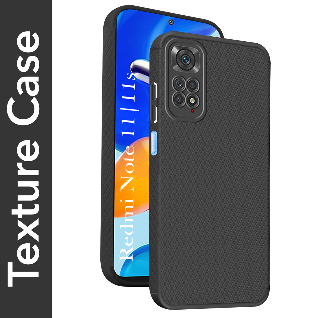 For Xiaomi Redmi Note 11 | Note 11S Back Cover Case (Liquid Silicone | Side Grip | Camera Protection)