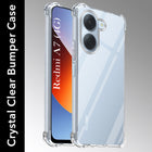 For Redmi A7 4G Back Cover Shockproof Crystal-Clear (Drop & Camera Protection | Hard Polycarbonate)