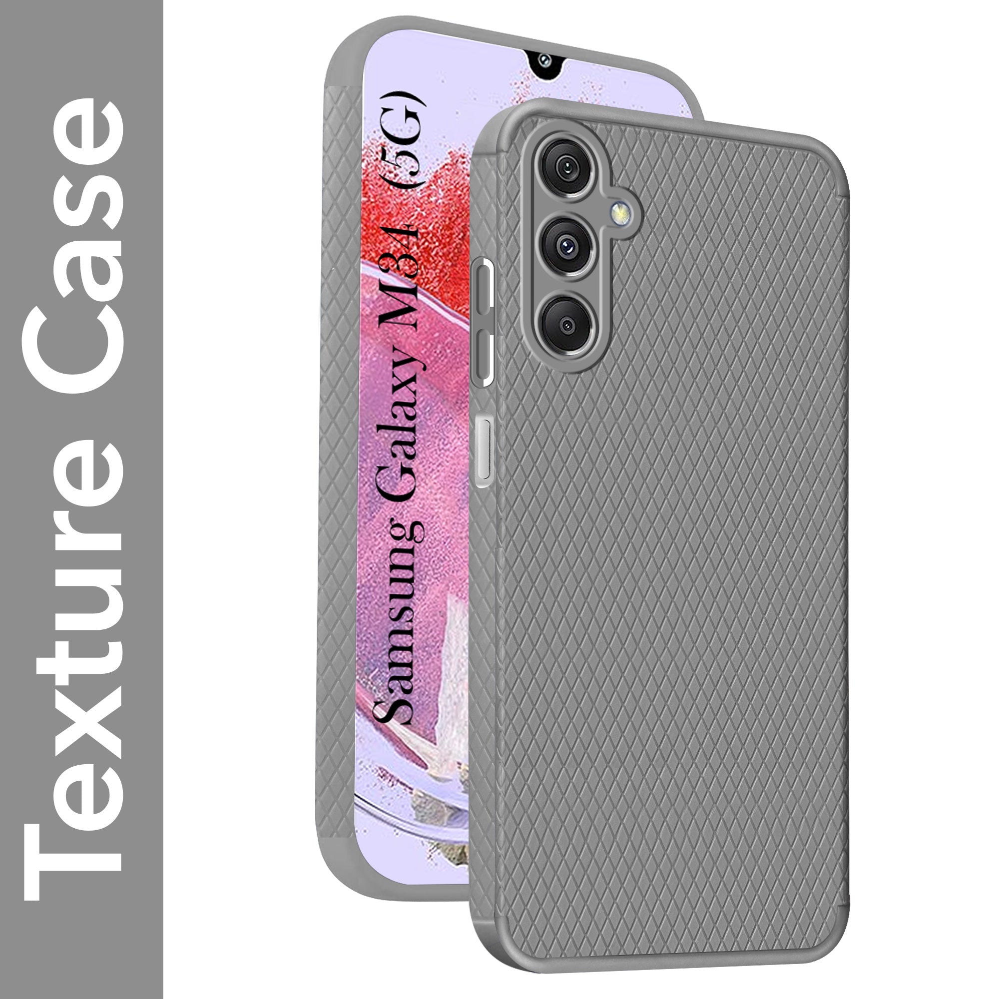 For Samsung Galaxy M34 5G Back Cover Case (Liquid Silicone | Side Grip | Camera Protection)
