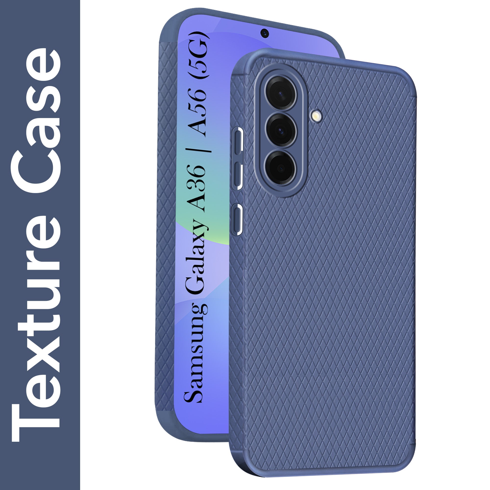 For Samsung Galaxy A36 5G | Galaxy A56 5G Back Cover Case (Liquid Silicone | Side Grip | Camera Protection)