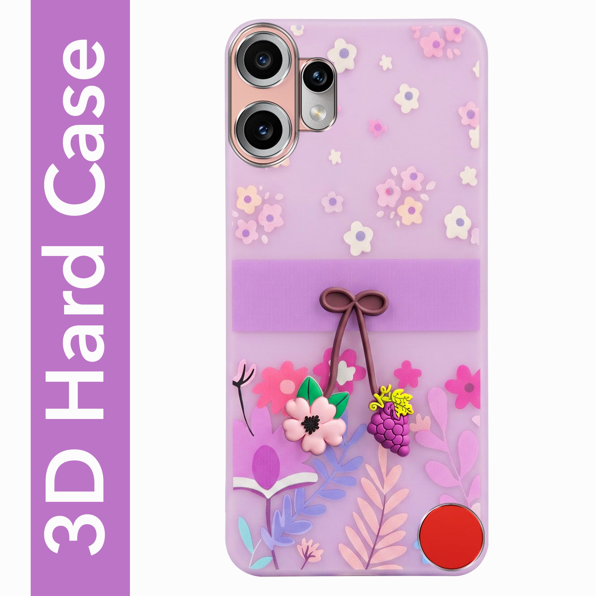 For Nothing CMF Phone 2 Pro Back Cover Case (3D Cute Cartoons | Hard Back Side Soft | Matte Premium Finish | HD Printing)