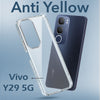 For Vivo Y29 Back Cover Case (Hard Anti Yellow Clear Case | Sleek Hard Crystal Clear | Drop & Camera Protection | Shockproof Polycarbonate)
