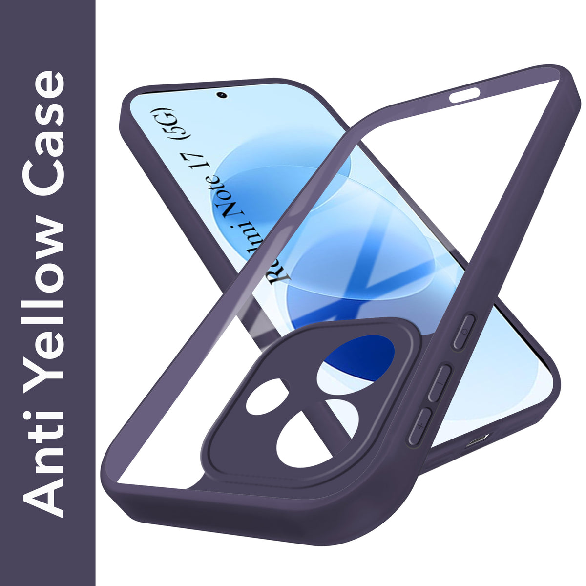 For Redmi Note 17 5G Back Cover Case Ultra-Hybrid (Lifetime Anti Yellow | Anti Scratch | Crystal Clear Shockproof)