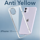 For Apple iPhone 11 Back Cover Case (Hard Anti Yellow Clear Case | Drop & Camera Protection | Shockproof Polycarbonate)