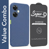 For OnePlus Nord CE 3 Lite Combo with Back Cover and 9H Tempered Glass (Liquid Silicone | Camera Protection | Oleophobic Coating Screen Glass)