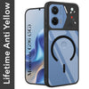 For Motorola Moto G96 Back Cover Case Lifetime Anti-Yellow Clear (Camera Protection | Side Grip | Wireless MagSafe Compatible) (Copy)