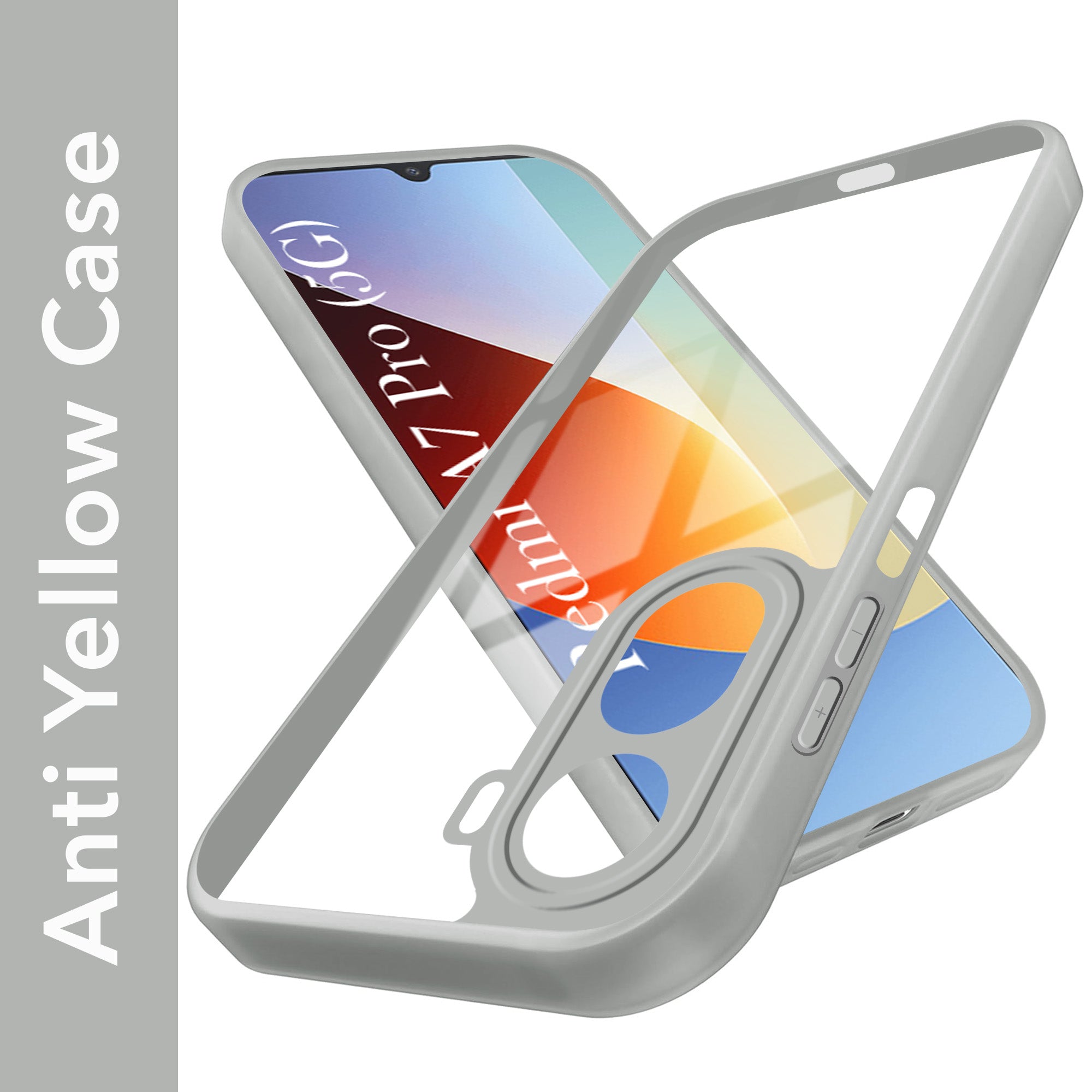For Poco C81 5G Back Cover Case Ultra-Hybrid (Lifetime Anti Yellow | Anti Scratch | Crystal Clear Shockproof)