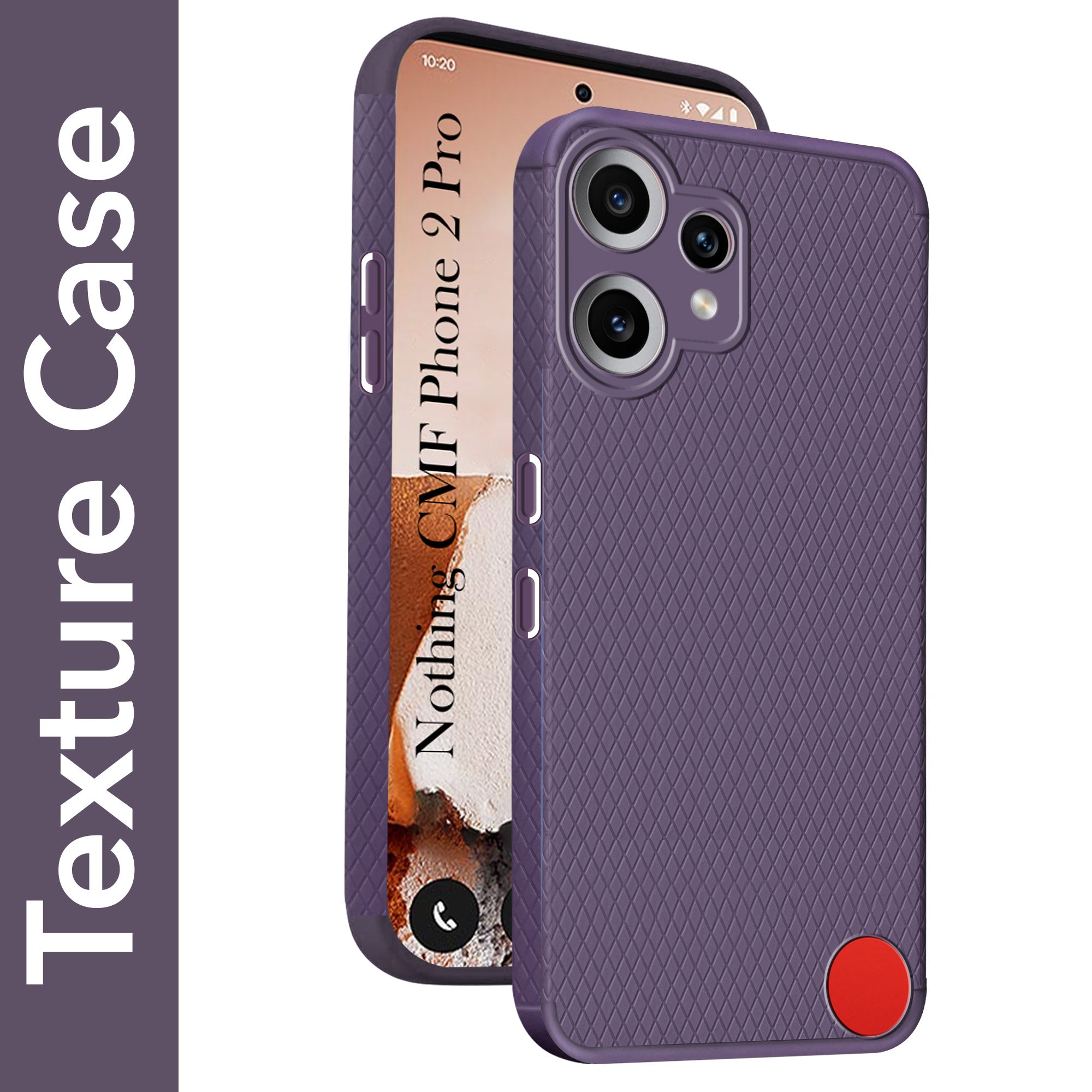 For Nothing CMF Phone 2 Pro Back Cover Case (Liquid Silicone | Side Grip | Camera Protection)