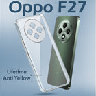 For Oppo F27 Back Cover (Hard Anti Yellow Clear Case | Drop & Camera Protection | Shockproof Polycarbonate)