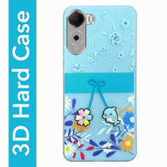 For Poco C85x 5G Back Cover Case (3D Cute Cartoons | Hard Back Side Soft | Matte Premium Finish | HD Printing)