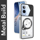 For Vivo T5 Pro 5G Metallic Back Cover Case (Metallic Camera Protection & Buttons | Translucent Milky Shade | Hard Polycarbonate)