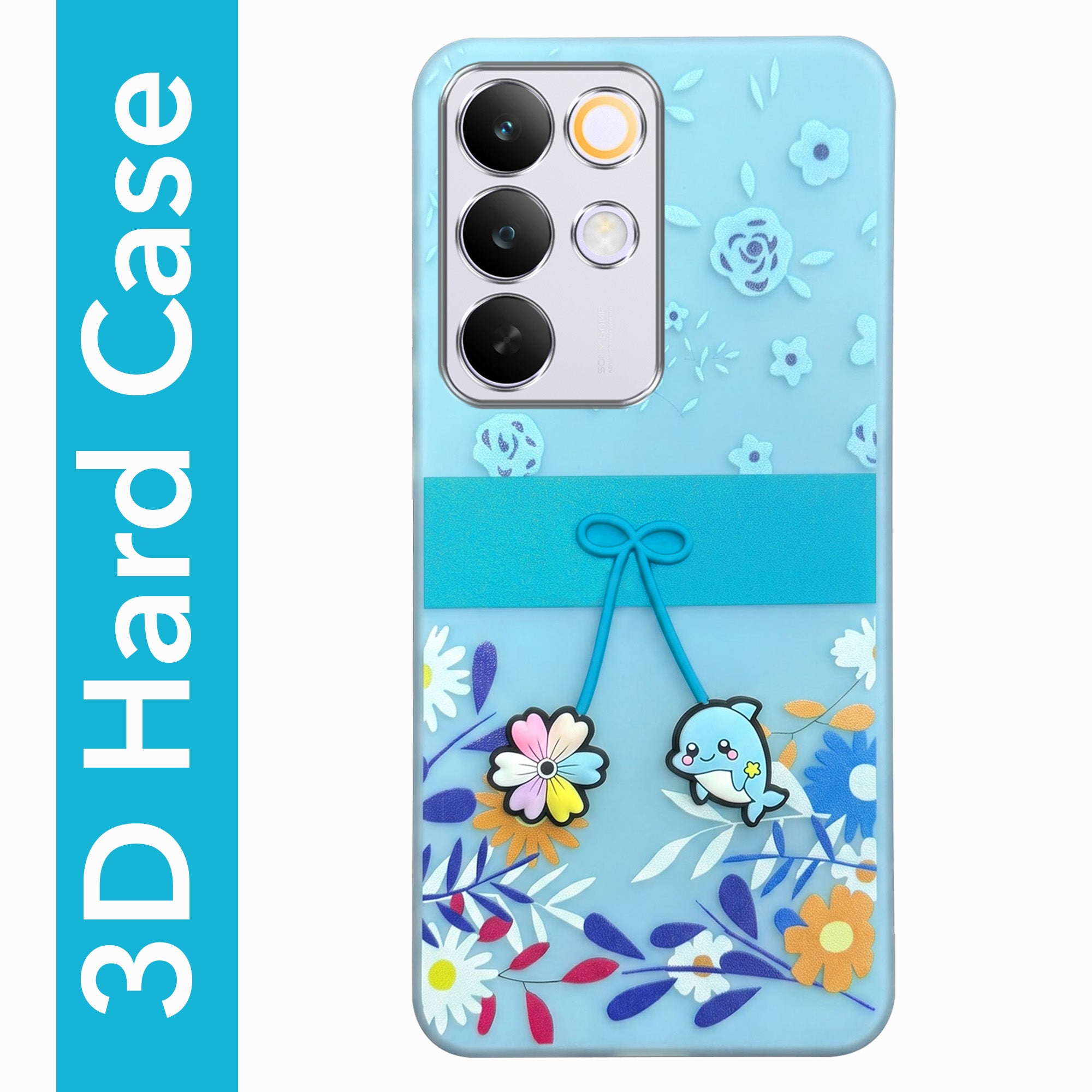 For Realme C85 5G | Realme Narzo 90x Back Cover Case (3D Cute Cartoons | Hard Back Side Soft | atte Premium Finish | HD Printing)