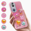 For Vivo T4R Back Cover Case (3D Cute Cartoons | Hard Back Side Soft | Matte Premium Finish | HD Printing)