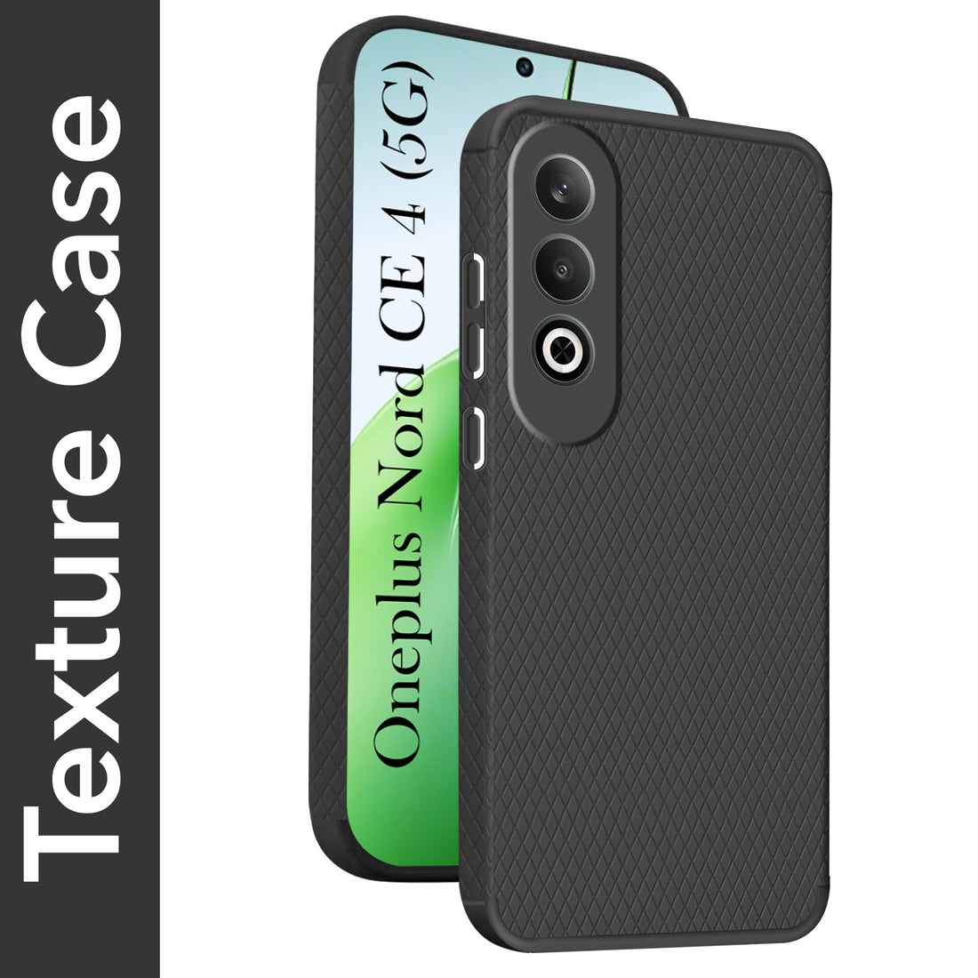 For Oneplus Nord CE 4 Back Cover Case (Liquid Silicone | Side Grip | Camera Protection)